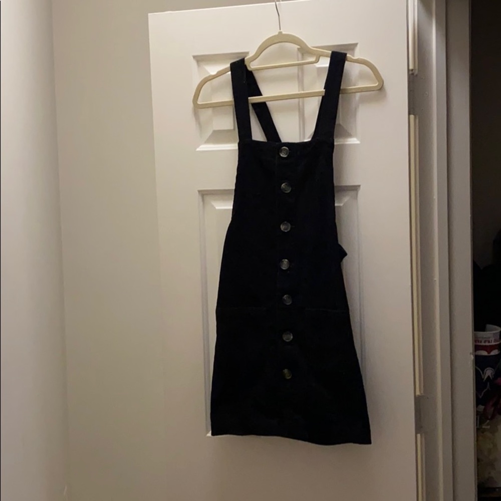 Black Overall Dress